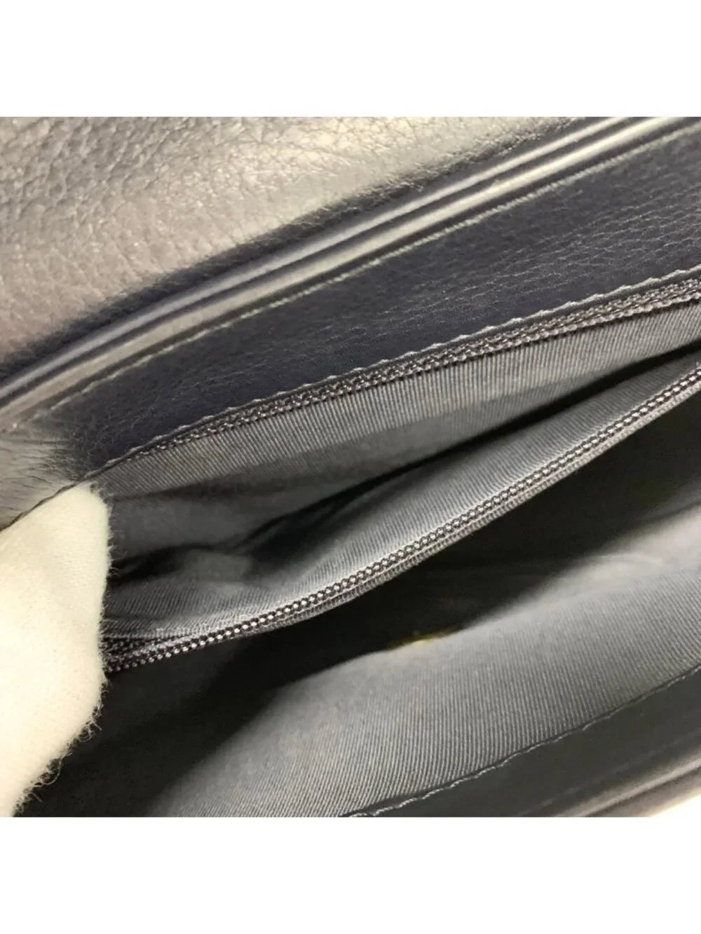 Chanel Quilted Turnlock CC Logo Lambskin Shoulder